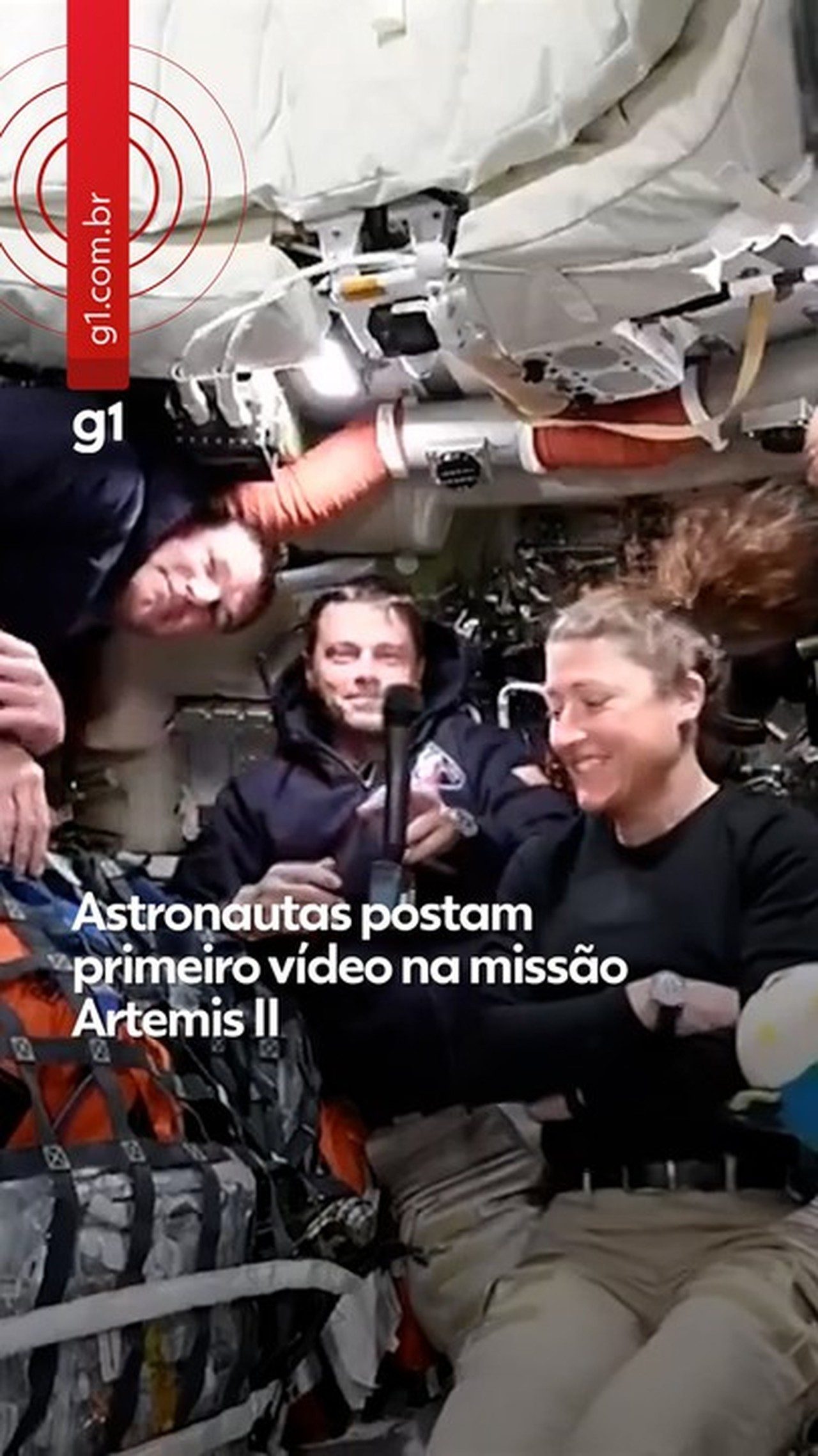 Trajetória da missão Artemis II — Foto: Nasa/ Reprodução X