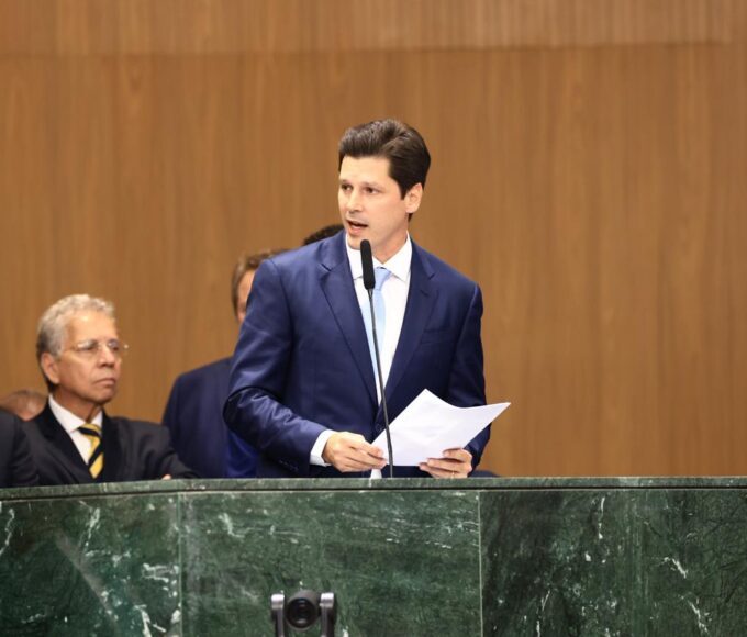 Daniel Vilela assume o governo de Goiás e reafirma compromisso de manter política de segurança que transformou Goiás no estado mais seguro do Brasil (Foto: Secom)