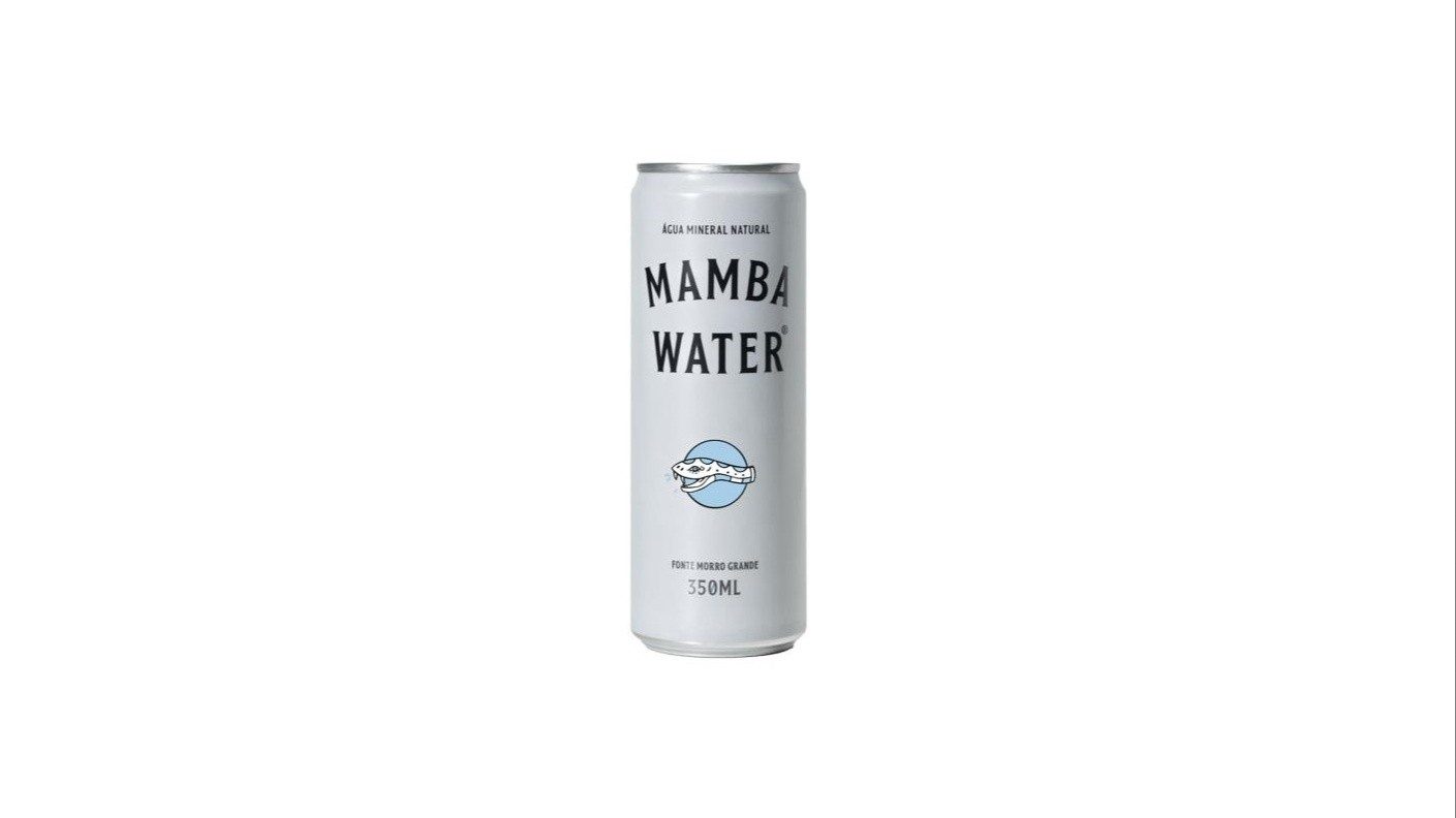 Água mineral Mamba Water — Foto: Reprodução